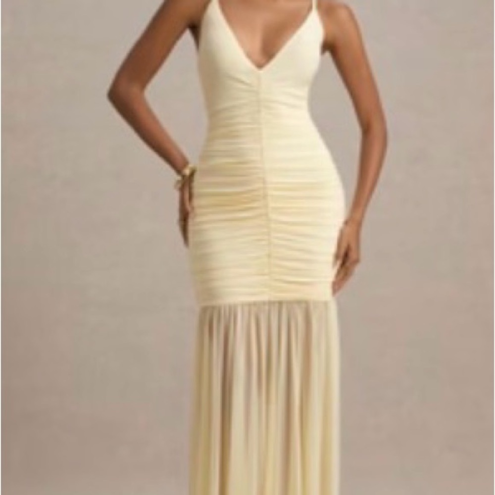Chic Cream Maxi Dress